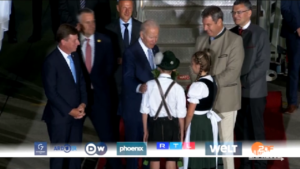 G7: Biden arriva a Monaco, benvenuto bavarese per il presidente Usa