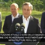 G7, Draghi: “Investimenti in infrastrutture gas, poi puntare a idrogeno”