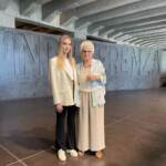 Shoah, Chiara Ferragni con Liliana Segre al Memoriale Milano