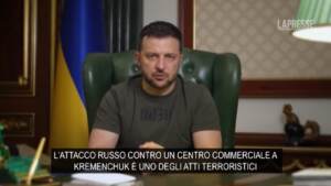 Ucraina, Zelensky: “La Russia è diventata la più grande organizzazione terroristica del mondo”