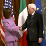 Mattarella ha ricevuto al Quirinale la speaker della Camera Usa Pelosi