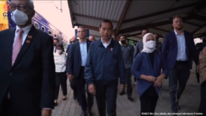 Ucraina, il presidente indonesiano in viaggio in treno dalla Polonia verso Kiev