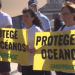 Lisbona, protesta Greenpeace alla Conferenza ONU sugli Oceani