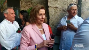 Italia-Usa: Nancy Pelosi incontra i parenti molisani