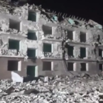 Ucraina: missili su un palazzo di Odessa, le prime immagini