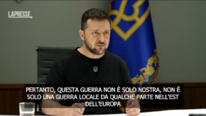 Ucraina, Zelensky: “La ricostruzione è compito di tutto il mondo civile”