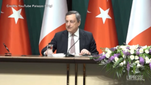 Ucraina, Draghi: “Italia e Turchia in prima linea per pace duratura”