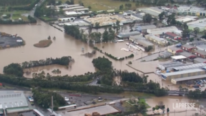 Australia, in volo sulle zone alluvionate