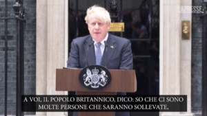 Johnson: “Sono triste, lascio il lavoro più bello del mondo”