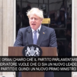 Regno Unito, Boris Johnson annuncia le sue dimissioni