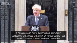 Regno Unito, Boris Johnson annuncia le sue dimissioni