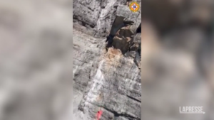 Dolomiti, si stacca pilastro della Moiazza: nessun ferito