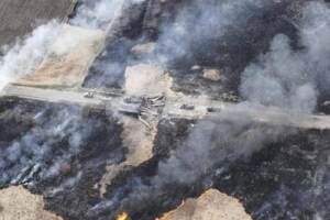 Donbass, l'esercito ucraino distrugge un'intera colonna di forze russe dirette verso Izyum