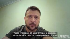 Ucraina, Zelensky: “Grazie agli Usa per i 400 milioni di aiuti”