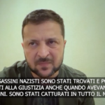 Ucraina, Zelensky: “I russi che colpiscono civili saranno puniti come i nazisti”
