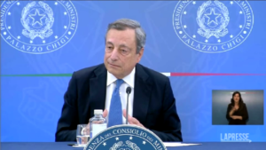 Draghi: “Tensioni nel governo? Con ultimatum perde il senso di esistere”