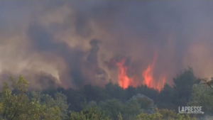Croatia: fires ravage Adriatic coast, in Vodice flames have reached homes