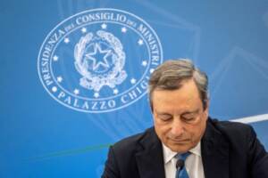 Conferenza stampa del Presidente Draghi con i Ministri Orlando e Giorgetti