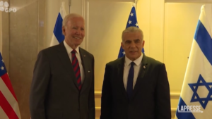 Israele, Biden incontra il premier Lapid