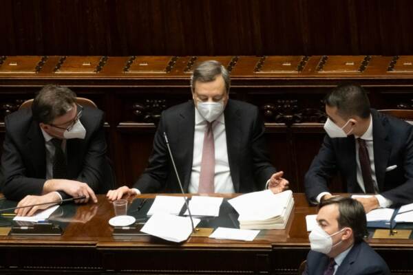 Camera Deputati - Comunicazioni del Presidente del Consiglio Mario Draghi
