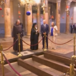 Joe Biden visita la Basilica della Natività a Betlemme