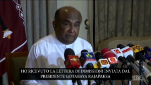 Sri Lanka: presidente Parlamento annuncia le dimissioni Gotabaya Rajapaksa