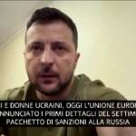 Ucraina, Zelensky: “Nostri diplomatici rafforzino settimo pacchetto sanzioni Ue”