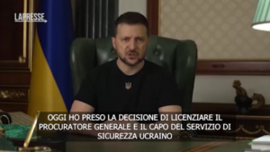 Ucraina, Zelensky licenzia il procuratore generale e il capo del servizio di sicurezza