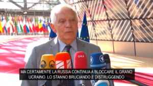 Ucraina, Borrell: “Ue troverà accordo per nuovi aiuti militari a Kiev”
