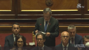 Draghi: “Sostegno convinto a esecutivo, non a proteste non autorizzate e talvolta violente”