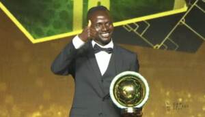Foot : Sadio Mané sacré meilleur joueur africain de l’année