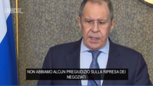 Ucraina, Lavrov: “Non abbiamo nulla contro la ripresa dei colloqui, dipende da Kiev”