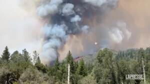 California, fiamme ancora fuori controllo allo Yosemite park