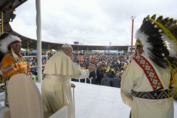 Papa Francesco in Canada, oggi a Maskwacis per incontro con comunità indigene