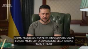 Ucraina, Zelensky: “Ue deve rispondere alla guerra del gas condotta dalla Russia”