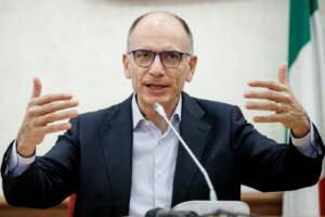 Letta e Landini alla presentazione del libro “Rinascimento europeo” di Gianni Cuperlo