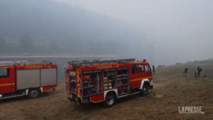 Wildfires in Europe: Blaze again spreading in area on Czech-German border