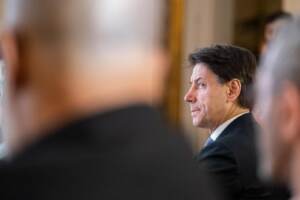 Il presidente Conte all'evento 'Verso un'Italia ecodigital'
