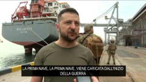 Ukraine wheat: Ukrainian President Zelensky at Odessa port to observe export cargo operations