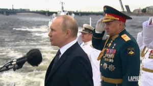 San Pietroburgo, Putin alle celebrazioni per la Giornata della Marina