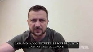 Ucraina, Zelensky, “Attacco Olenivka? Saranno raccolte le prove di questo crimine”