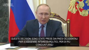 Ucraina, Putin: “Con le sanzioni imposte alla Russia l’Occidente ha gettato via i principi della World Trade Organization”