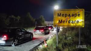 Tensione Kosovo-Serbia: lunghe code alla frontiera