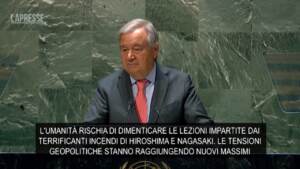 Onu, Guterres: “L’umanità è solo a un malinteso, un errore di calcolo, dalla catastrofe nucleare”
