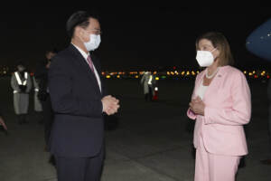 Nancy Pelosi in visita a Taiwan