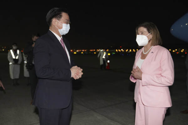Nancy Pelosi in visita a Taiwan