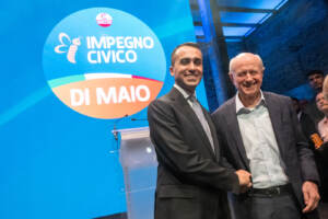 Luigi Di Maio presenta Impegno Civico, il nuovo progetto politico con Bruno Tabacci