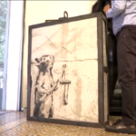L’opera di Banksy per la Cisgiordania ricomparsa in una galleria d’arte a Tel Aviv