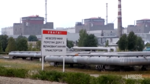 Ucraina, le conseguenze del bombardamento della centrale nucleare di Zaporizhzhia mostrate in un video
