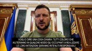 Ucraina, Zelensky: “Stop ai negoziati se si svolgeranno referendum illegali nei territori occupati”